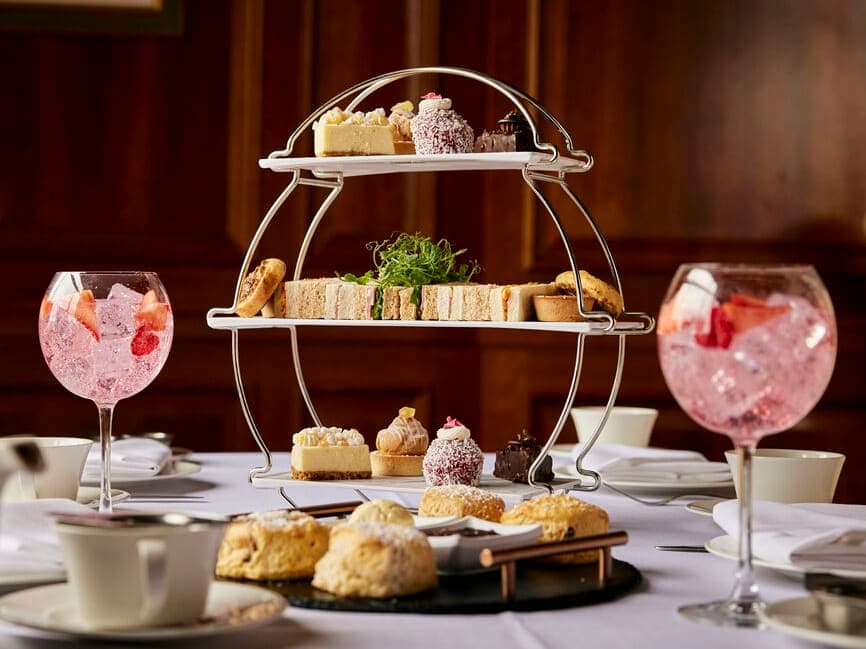 Champagne or Pink Gin Afternoon Tea for Two